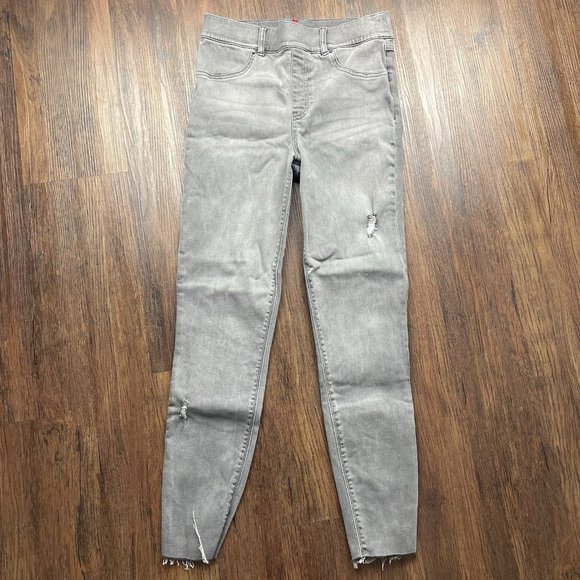 SPANX Denim - SPANX Vintage Distressed Denim Skinny Ankle Jeans Women's Size Medium 20213R